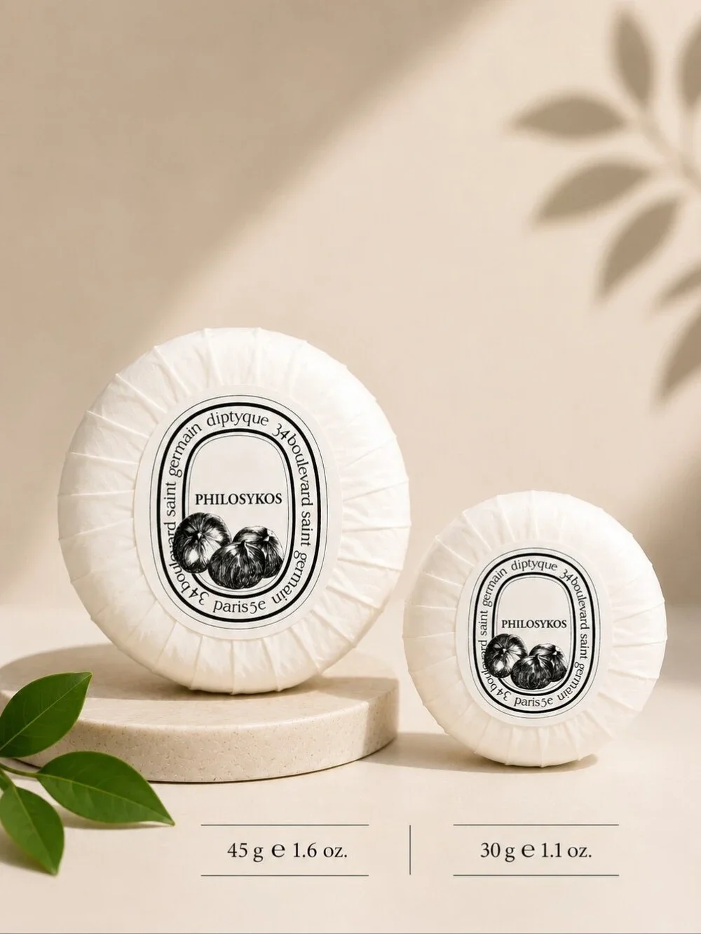 ✨ Diptyque Paris Philosykos Luxury Soap Set – 2 Travel Soaps | New & Sealed ✨